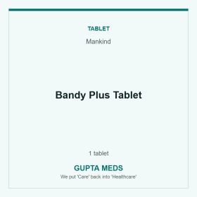 Bandy Plus Tablet — Mankind, 1 tablet. Available at Gupta Meds pharmacy, Cuttack.
