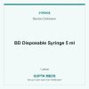 BD Disposable Syringe 5 ml — Becton Dickinson, 1 piece. Available at Gupta Meds pharmacy, Cuttack.