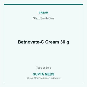 Betnovate-C Cream 30 g — GlaxoSmithKline, Tube of 30 g. Available at Gupta Meds pharmacy, Cuttack.