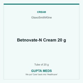 Betnovate-N Cream 20 g — GlaxoSmithKline, Tube of 20 g. Available at Gupta Meds pharmacy, Cuttack.