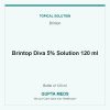 Brintop Diva 5% Solution 120 ml — Brinton, Bottle of 120 ml. Available at Gupta Meds pharmacy, Cuttack.