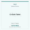 Co-Quik Tablet — Zelleven Pharma, Strip of 10 tablets. Available at Gupta Meds pharmacy, Cuttack.