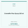 Cremaffin Plus Syrup 225 ml — Abbott, Bottle of 225 ml. Available at Gupta Meds pharmacy, Cuttack.
