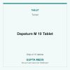 Dapaturn M 10 Tablet — Turner, Strip of 10 tablets. Available at Gupta Meds pharmacy, Cuttack.