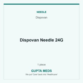 Dispovan Needle 24G — Dispovan, 1 piece. Available at Gupta Meds pharmacy, Cuttack.