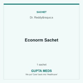Econorm Sachet — Dr. Reddy&rsquo;s, 1 sachet. Available at Gupta Meds pharmacy, Cuttack.