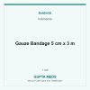 Gauze Bandage 5 cm x 3 m — Indchemie, 1 roll. Available at Gupta Meds pharmacy, Cuttack.