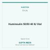 Huminsulin 50/50 40 IU Vial — Eli Lilly, Vial of 10 ml. Available at Gupta Meds pharmacy, Cuttack.