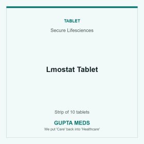 Lmostat Tablet — Secure Lifesciences, Strip of 10 tablets. Available at Gupta Meds pharmacy, Cuttack.