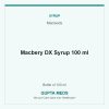 Macbery DX Syrup 100 ml — Macleods, Bottle of 100 ml. Available at Gupta Meds pharmacy, Cuttack.