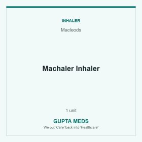 Machaler Inhaler — Macleods, 1 unit. Available at Gupta Meds pharmacy, Cuttack.