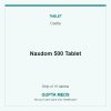 Naxdom 500 Tablet — Cadila, Strip of 10 tablets. Available at Gupta Meds pharmacy, Cuttack.