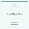 Neuro M Syrup 200 ml — Pifer Pharmaceuticals, Bottle of 200 ml. Available at Gupta Meds pharmacy, Cuttack.