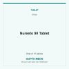 Nureeto 90 Tablet — Intas, Strip of 10 tablets. Available at Gupta Meds pharmacy, Cuttack.