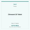 Olmezest 20 Tablet — Torrent, Strip of 10 tablets. Available at Gupta Meds pharmacy, Cuttack.