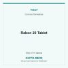 Rabon 20 Tablet — Corona Remedies, Strip of 10 tablets. Available at Gupta Meds pharmacy, Cuttack.