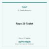 Razo 20 Tablet — Dr. Reddy&rsquo;s, Strip of 15 tablets. Available at Gupta Meds pharmacy, Cuttack.