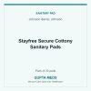 Stayfree Secure Cottony Sanitary Pads — Johnson & Johnson, Pack of 20 pads. Available at Gupta Meds pharmacy, Cuttack.