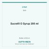 Sucrafil O Syrup 200 ml — Ipca, Bottle of 200 ml. Available at Gupta Meds pharmacy, Cuttack.