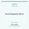 Sucral Suspension 200 ml — Strassenburg, Bottle of 200 ml. Available at Gupta Meds pharmacy, Cuttack.