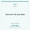 Thyronorm 100 mcg Tablet — Abbott, Bottle of 120 tablets. Available at Gupta Meds pharmacy, Cuttack.