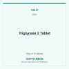 Triglynase 2 Tablet — USV, Strip of 10 tablets. Available at Gupta Meds pharmacy, Cuttack.