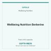 Wellbeing Nutrition Berberine — Wellbeing Nutrition, Pack of 60 capsules. Available at Gupta Meds pharmacy, Cuttack.
