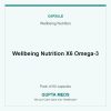 Wellbeing Nutrition X6 Omega-3 — Wellbeing Nutrition, Pack of 60 capsules. Available at Gupta Meds pharmacy, Cuttack.