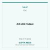 Zifi 200 Tablet — FDC, Strip of 10 tablets. Available at Gupta Meds pharmacy, Cuttack.